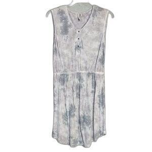 Calvin Klein Jeans Gray Tie Dye Sleeveless Dress Women's XL